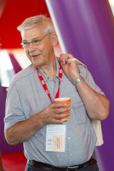 Professor Keith Ross at the MH2014 conference in
              Manchester, England